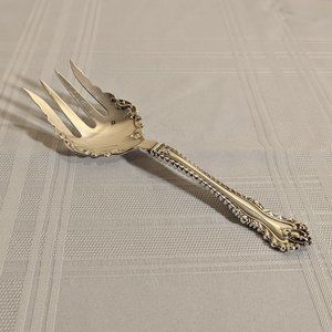 Victorian era sterling silver serving fork